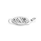 14k White Gold 7.0-7.5mm White Akoya Cultured Pearl High Luster Necklace 18", AAAA Quality