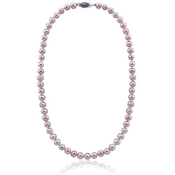 6.5β7mm Lavender Freshwater Cultured Pearl Necklace, 18"