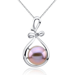 12β13mm Dark Purple Freshwater Pearl Sterling Silver Pendant