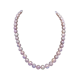 9β10mm Lavender Freshwater Pearl Necklace, 18"