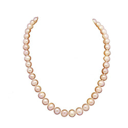 8.5β9.5mm Pink Freshwater Cultured Pearl Necklace, 18"