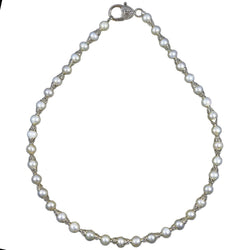 MarieAnt 6.5β7.5mm White Freshwater Pearl Necklace, 18"