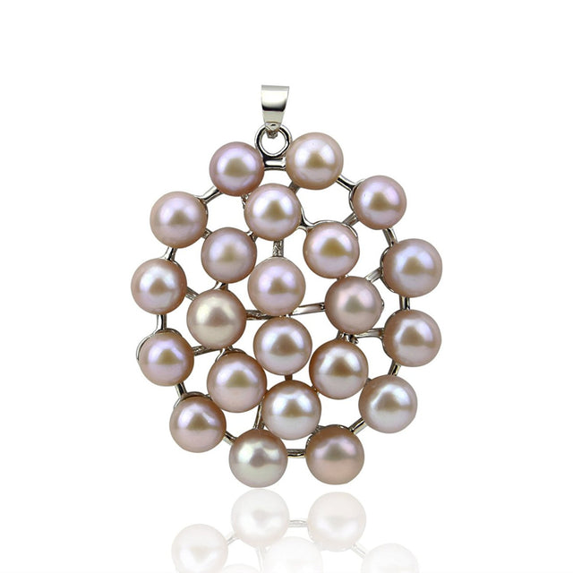 8β9mm Lavender Freshwater Cultured Pearl Pendant
