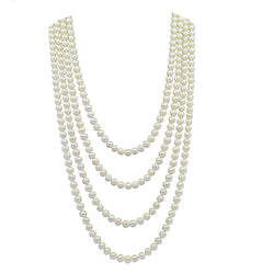 6.5β7.5mm Freshwater Pearl Endless Necklace, 100"