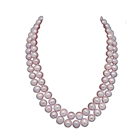 Lavender pearl necklace - Gem