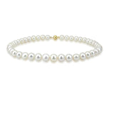 14k Yellow Gold 10.5-11.5 mm Freshwater Cultured Pearl High Luster Necklace 20", AAA Quality.