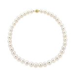 14k Yellow Gold 10.5-11.5 mm Freshwater Cultured Pearl High Luster Necklace 18", AAA Quality.
