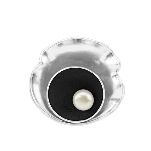 9-10mm Freshwater Cultured Pearl brooch