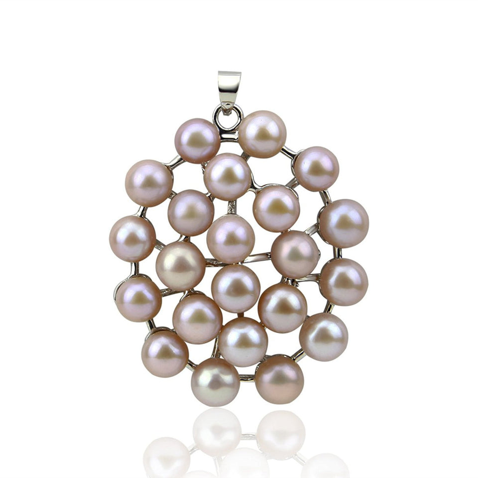 8–9mm Lavender Freshwater Cultured Pearl Pendant