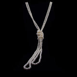 6.5-7.5 mm Freshwater Cultured Pearl Endless Necklace 100"